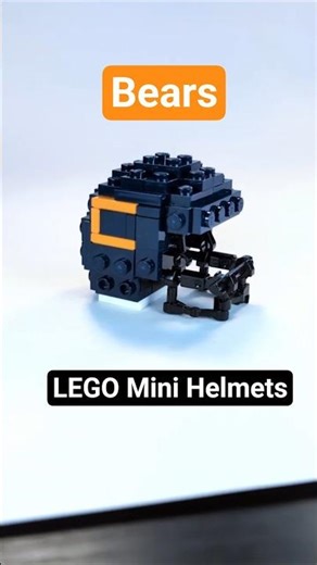 Guess the NFL team - building LEGO Mini Helmets 🏈 #nfl #football #lego