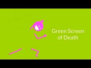 Barney OS Green Screen of Death Video (With Sound)