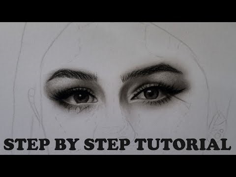 How to Draw Selena Gomez’s Eye | Hyperrealistic Drawing Tutorial