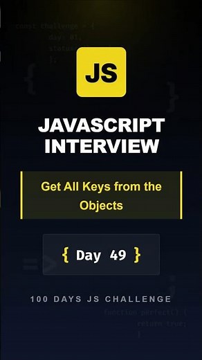 Get All Object Keys in JavaScript (Interview Logic)