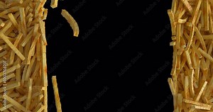 A countdown overlay animation from 10 to zero with smooth pebbles on a transparent alpha channel