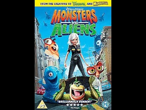 Monsters vs Aliens UK DVD Menu Walkthrough (2009)