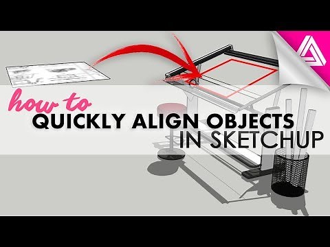 How to Align Objects in Sketchup the Quick Way