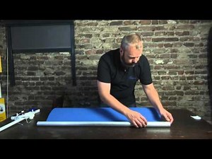 Deel 3 - Hoe maak je zelf een elektrisch rolgordijn - vastmaken doek op as