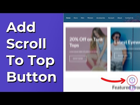 Add Scroll To Top Button in WordPress (3 ways)