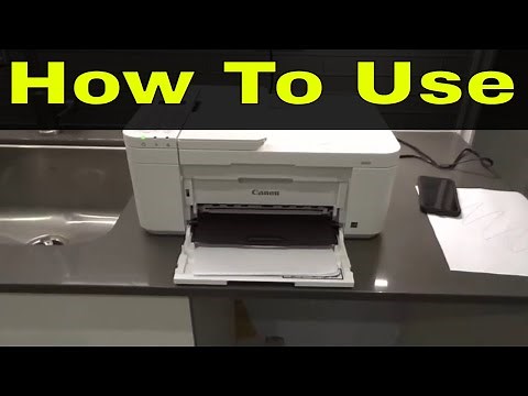 How To Use A Canon Pixma TR4522 Printer-Full Tutorial