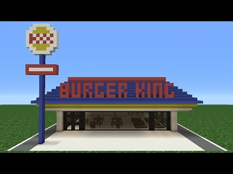 Minecraft Tutorial: How To Make A Burger King (Restaurant)