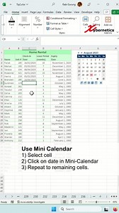 How do I add a mini calendar and date picker in Excel? - Excel Tips and Tricks