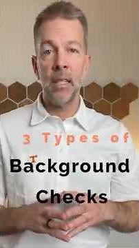 3 Types of Background Checks