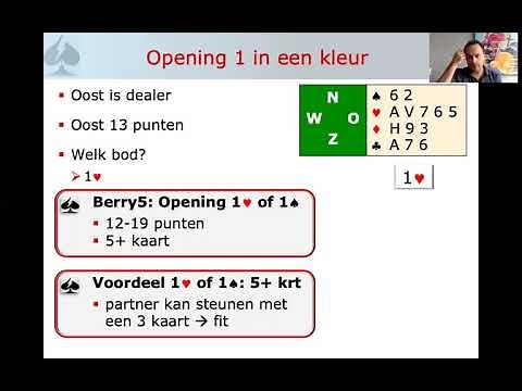 Bridge Online leren Aflevering 3 met Bridgedocent Tom Drijver