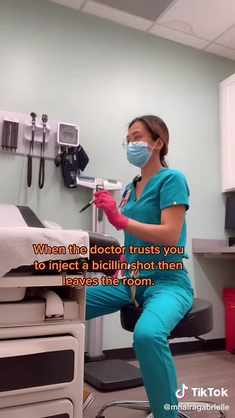 First Time Giving Bicillin Injections - Medical Assistant Experience