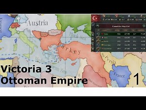 Victoria 3 Ottoman Empire Playthrough Part 1 (Formation of Turkey)