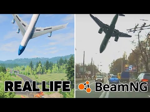 Airplane accidents Based on Real Life Incidents | BeamNG DRIVE!