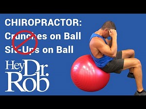 Crunches on Exercise Ball? DON’T You’re HURTING Your BACK!! Sit Ups Too!