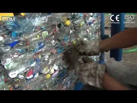 SINOBALER - PET bottle baler, plastic baler, can baler, HDPE baling machine