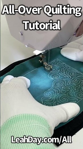 Let's Quilt One Easy All Over Quilting Pattern for Beginners