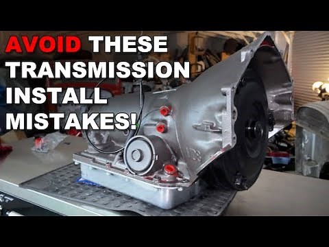 How to Properly Install a Torque Converter Into a Transmission & Adjust the TV Cable