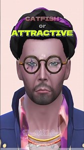 Catfish or Attractive? 🐟 The Sims 4 #shorts #sims4