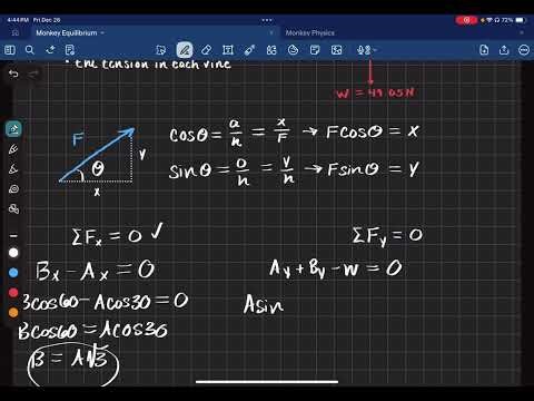 How to Solve Force Equilibrium Problems Using Components