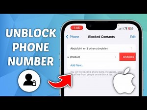 How to Unblock Phone Number on iPhone