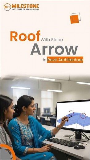 Create a Roof with Slope Arrow in Revit Architecture!