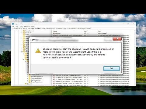Fix: Windows Could Not Start the Windows Firewall on Local Computer [Solution]