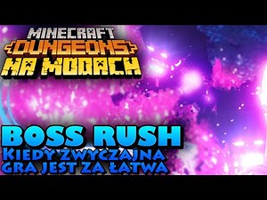 Boss Rush - INSANE MOD made to fight 3 BOSSES SIMULTANEOUS [Minecraft Dungeons # 10] [MODS]