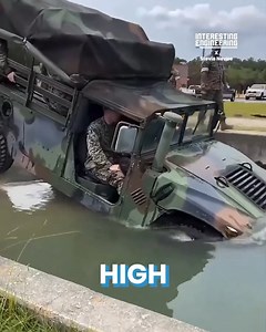 128K views · 538 reactions | The High Mobility Multipurpose Wheeled Vehicle is the military version of a waterproof Humvee. It's equipped to go where standard vehicles would struggle. That's because it's waterproofed to protect its vital engine parts. : Stevie Novae / X | Crafty Engineer | Facebook