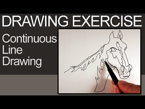 Continuous Line Drawing - Drawing Exercise