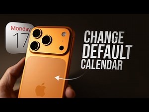 How to Change Default Calendar on iPhone (tutorial)