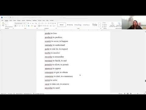 Top 100 verbos en español