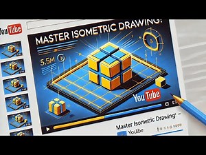 Isometric Drawing in engineering drawing |tutorial for beginners|
