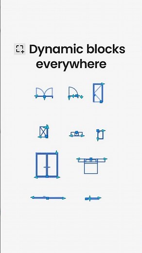 Dynamic Blocks Everywhere! | Speed up Your Drafting with AutoCAD Smart Dynamic Blocks #autocadblocks