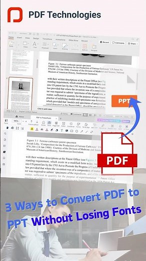 🆓 How to Convert PDF to PPT Without Losing Font – 3 FREE Ways! #microsoft #pdf #mac #howto #how