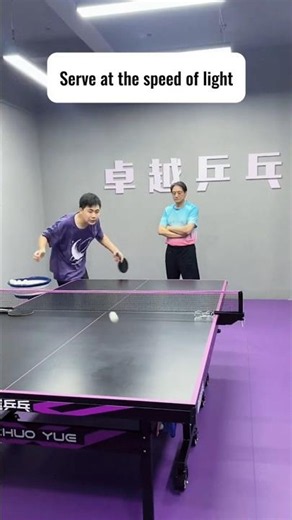 Basic A-shaped angled serve technique in table tennis. #pingpongtips #instructions #practice