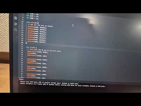 Arduino LED Chaser | 8 LED Sequential Blinking Project