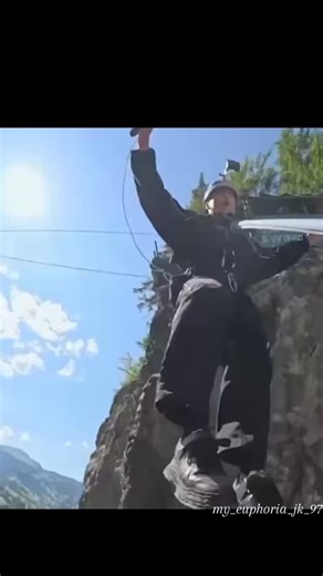 my euphoria JK 🐰💜 on Instagram: "Jungkooook!! That’s crazy!!!! 🔥❤️‍🔥can’t wait to see more of jungkook bungee jumping!! 💜 my_euphoria_jk_97_ for more jk contents 💜like, comment and follow"