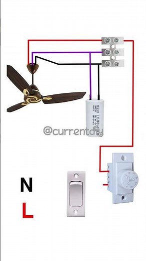 "How to Wire a Ceiling Fan ⚡ | Easy Electrical Guide"