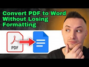 How to Convert PDF to Word Without Losing Formatting (QUICK GUIDE)