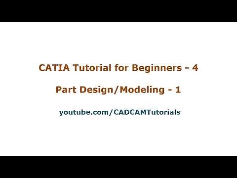 CATIA Tutorials for Beginners - 4 | CATIA V5 Part Design Basics Tutorial