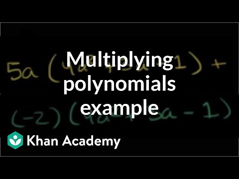 Multiplying polynomials example | Polynomial and rational functions | Algebra II | Khan Academy