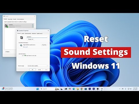 How to Reset Sound Settings on Windows 11 (Solved)