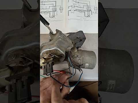 How to bench test GM 2 speed round motor, wiper motor.