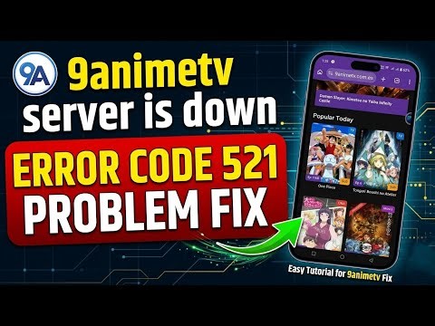9anime web server is down today | 9anime error Code 521 Problem 9anime Tv website Loading issues Fix