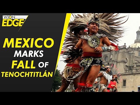 Thousands of traditional Aztec dancers descend on Mexico City's Zocalo | Fall of Tenochtitlan | WION