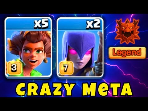 Root Rider CRAZY META in Clash of Clans! TH17 Attack Strategy DOMINATES Legend League!