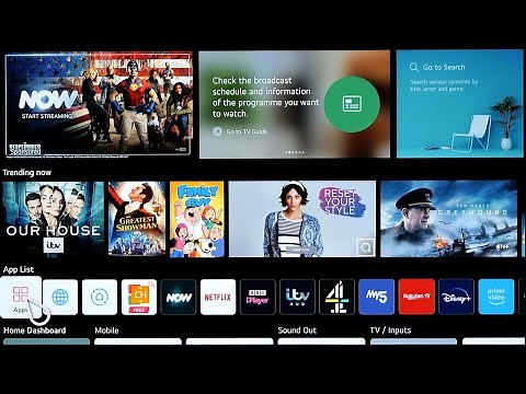How to Install Apps on LG Smart TV | English