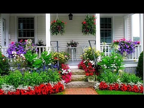 How to Create Beautiful Flower Gardens in Your Front Yard | Flowers beds