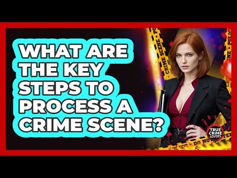 What are the key steps to process a crime scene?
