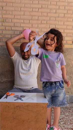 Sharpest Scissors Challenge! ✂️🎈 #shorts